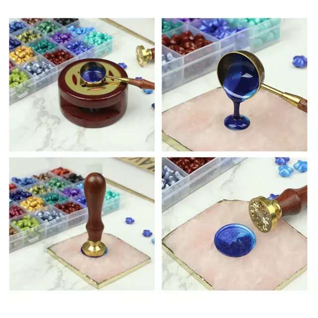 Deluxe Wax Seal Kit with 150 Colorful Beads Perfect for DIY Enthusiasts