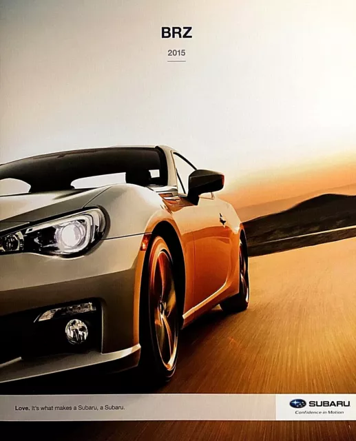 2015 Subaru Brz Coupe—22 Page U.s. Sales Brochure—Premium Limited—New Nos