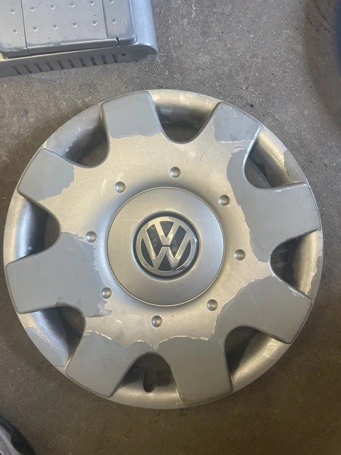 Genuine Vw Passat B5.5 Polo 6R 16” Steel Wheel Hub Cap Trim - 3B0601147G Caddy 2