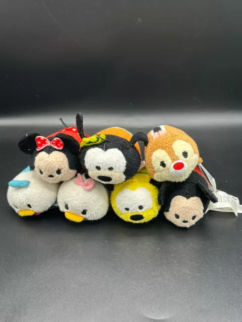 Tsum Tsum Disney Set of 7 Plush Minnie Goofy Dale Donald Daisy Pluto & Mickey