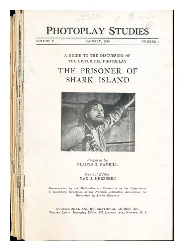 HERZBERG, MAX J. [ED.] Photoplay Studies: in 11 volumes 1935 First Edition Paper