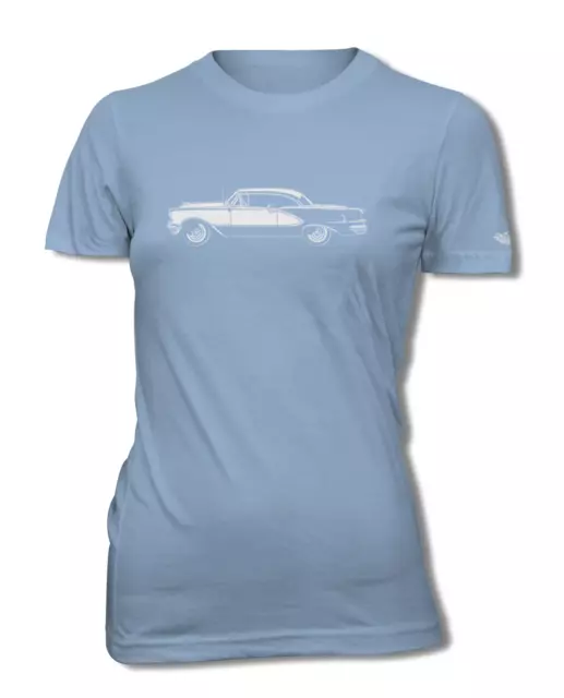 1956 Oldsmobile 98 Holiday Hardtop Women T-Shirt - 8 Colors - American Cotton