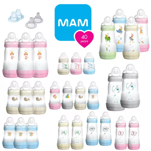MAM Easy Start Self-Sterilising Anti-Colic Newborn & Baby Feeding Milk Bottle