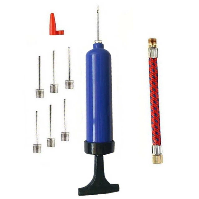 Petite Pompe à Balles Fitness Factor – Double Action, Manuelle, Rouge, Neuve