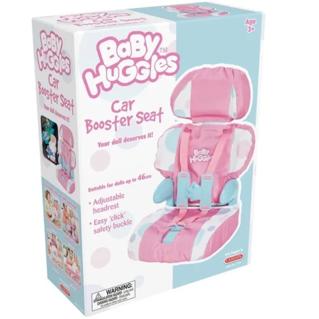 Casdon Toy Car Booster Seat in Pink - Dolls Toy Car Booster Seat **BRAND NEW**