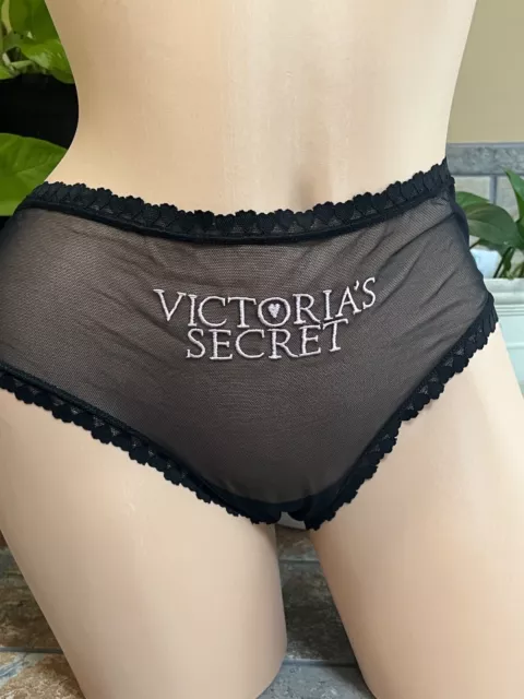 VICTORIA'S SECRET PANTIES Hiphugger/Culotte Classique Black Nylon Size M/M  £14.74 - PicClick UK