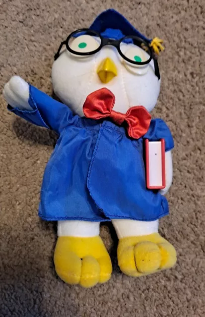 Vintage 1987 Tara Toy Corp Kuddlee Dress-up Graduation Owl Plush Stuffed Toy