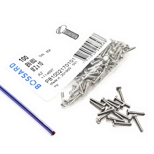 [100pcs] 1114697 M2x10/BN652 DIN85A SCREW