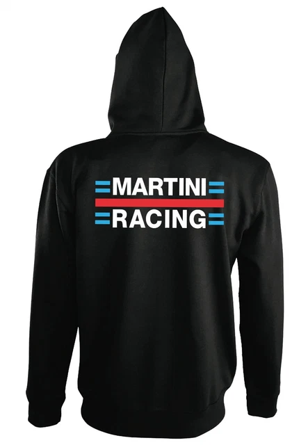 Felpa ZIP Cappuccio NEW MARTINI RACING replica lancia rally + 3 stickers gratis 4