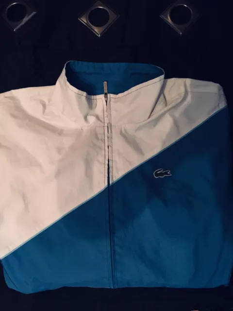 VESTE LACOSTE BLEU BLANC Taille 4 EUR 17 85 PicClick FR