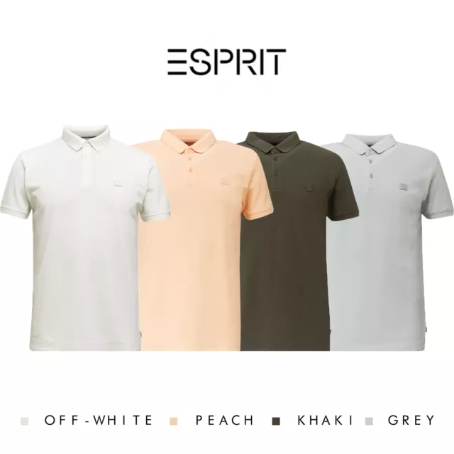 Esprit Pique Short Sleeve Polo Shirt