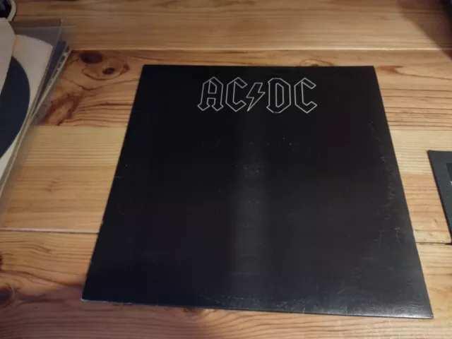 AC DC - Back In Black - 12" Vinyl LP Record Album 1980 K50735 1st UK Press