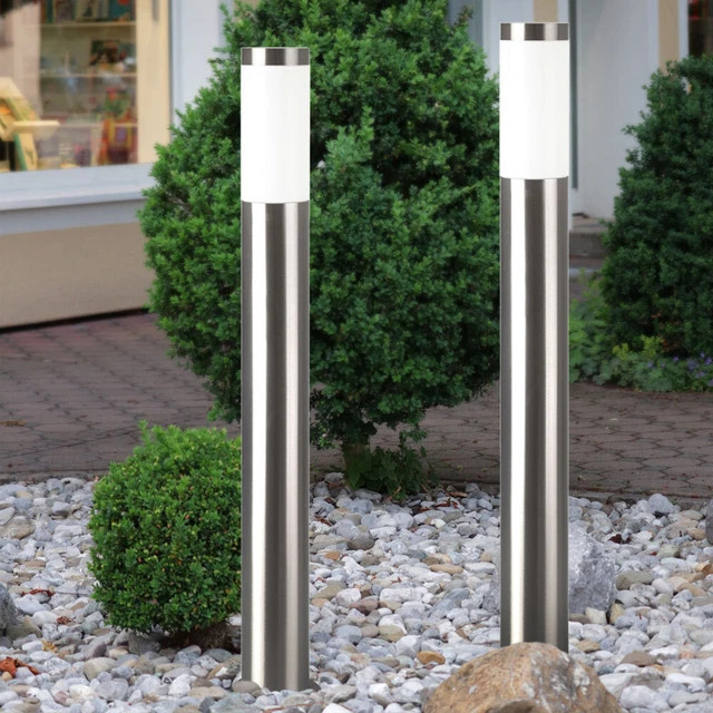 Rabalux 8264 inox torche métal lampe de jardin sur pied