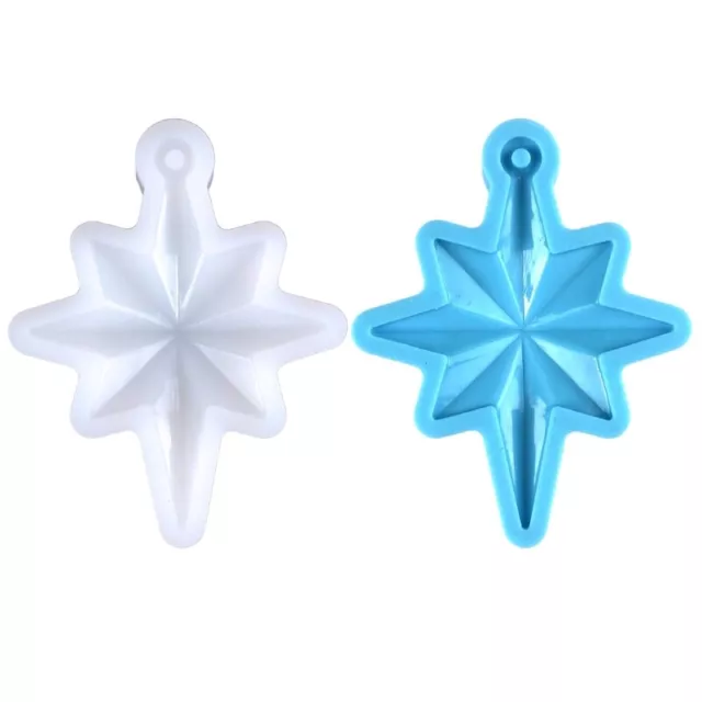 Crystal Epoxy Resin Mold Earrings Pendants Casting Silicone DIY Crafts