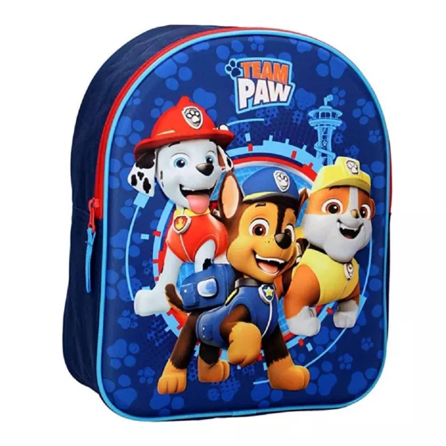 Paw Patrol Movie Zainetto Zaino 3D Scuola Materna Asilo tempo Libero