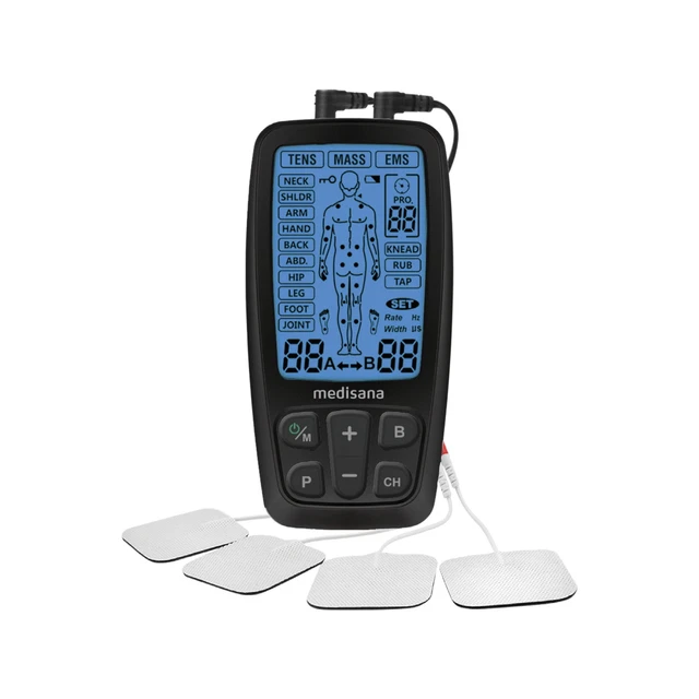 Medisana TT 205 Tens Dispositivo Ems di Corrente Sollievo Dal Dolore Con Akku