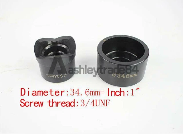 PCS Hole Tool molds For TPA-8 Hydraulic Knockout Punch Driver 34.6mm