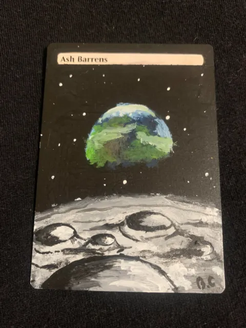 Ash Barrens MTG Hand Painted Alter Full Art Extension