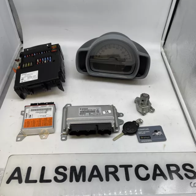 SMART CAR 451 FORTWO COUPE 2007-2008  1.0 PETROL ECU KIT & SAM UNIT  KIT 59k