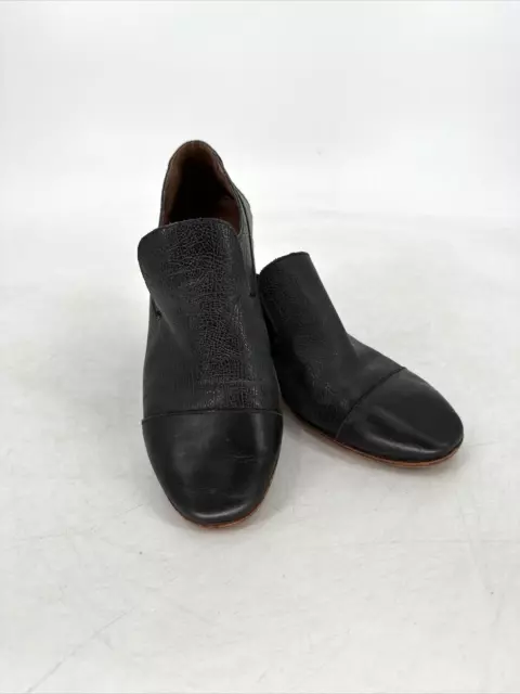 Jeffery Campbell Women's Black Leather Berkley Loafers Size 9