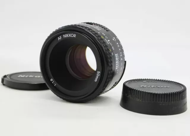 [ EXC Nikon Af Nikkor 50mm F/1.8 Standard Prime Lentille De Japon