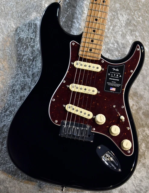 Fender FSR AMERICAN ULTRA STRATOCASTER ROASTED  NECK MOD BLACK