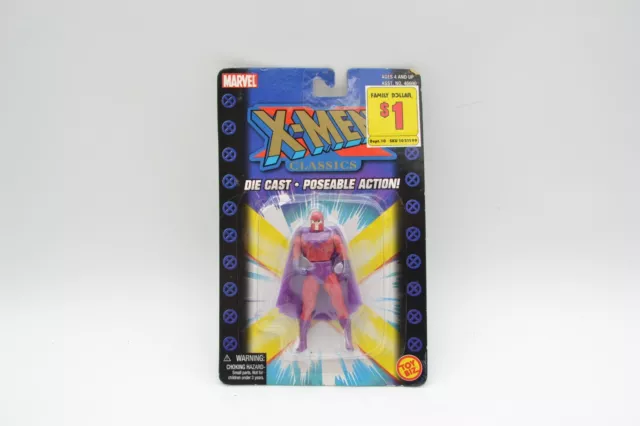 X-Men Classics Magneto 2000 Marvel Comics Toy Biz Die-Cast Poseable 2.5" Figure