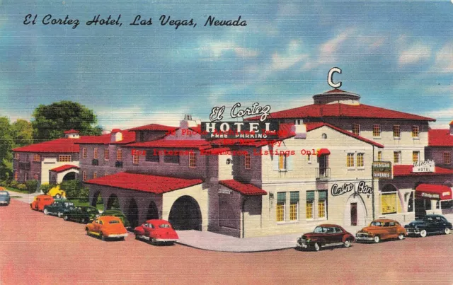 NV, Las Vegas, Nevada, El Cortez Hotel, Exterior View, Colourpicture No K1935