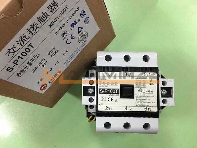 1PC Shihlin Magnetic starter for compressor electric motor 100 AMP S-P100T 220V