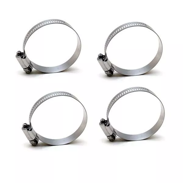 Ideal Boat Hose Clamps | Gas Fuel Line Stainless 4 1/4 Inch (Set Of 4)