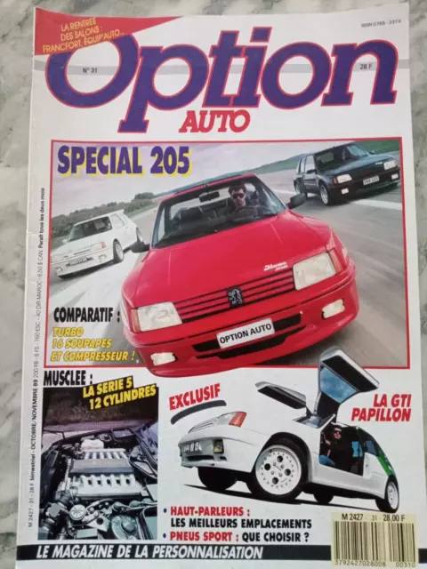 Option Auton 31 Special 205 205 Turbo Hartge V12 Lotus Esprit Alpine Turbo