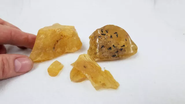 琥珀蜜蜡原石 Raw Amber Stone Rock 81.9g Pendant Rough 100% Natural Baltic 天然波罗的海琥珀蜜蜡