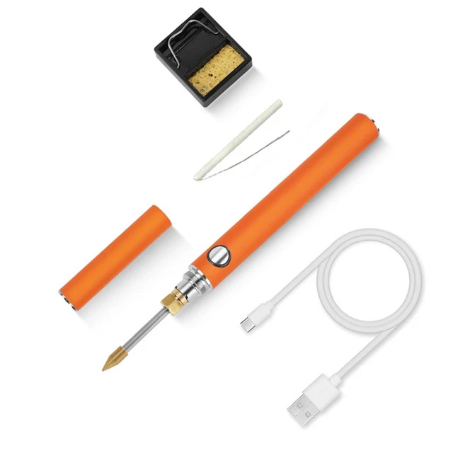 Stylo à fer à souder léger USB TypeC batterie rechargeable efficace