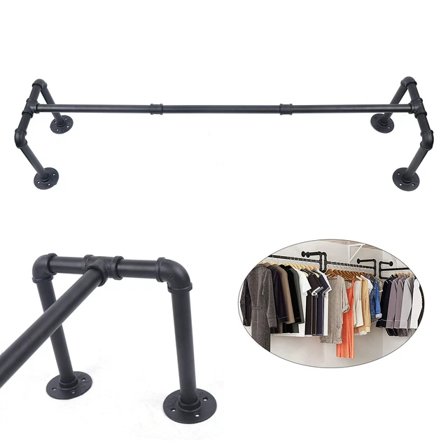 115 cm percha tubo armario barra de armario tubo de armario de hierro