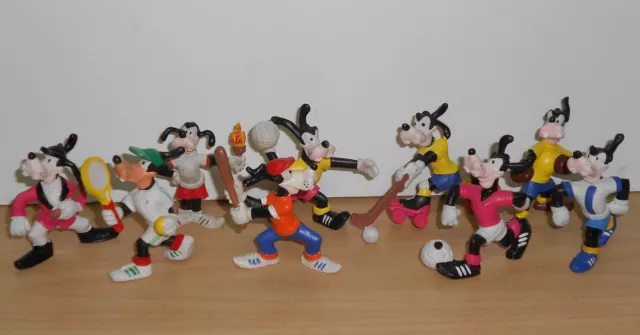 Complete Set Figure Figurine Walt Disney SPORT GOOFY Maia Borges Portugal 1982