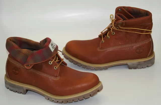Timberland Af Rouler Top Pendleton Bottes Chaussures à Lacets Hommes Hiver 9641B