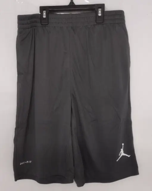 Nike Boys Youth Air Jordan Jumpman Dri-Fit Shorts 951532-F99 Dark Gray Size XL
