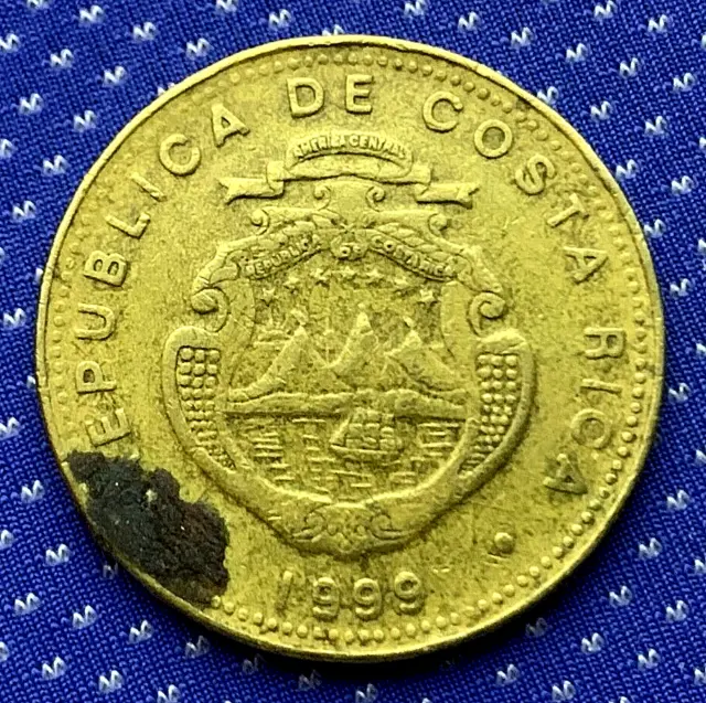 1999 Costa Rica 100 Colones Coin        #X396