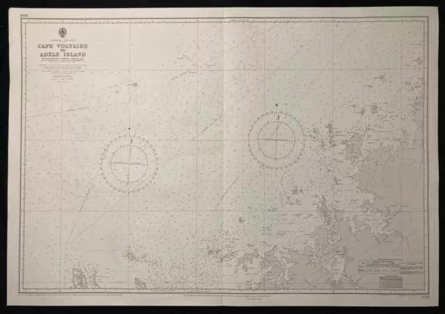 Nautical Chart Cape Voltaire to Adele Island North Australia Admiralty 1979