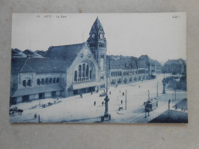 CPA  metz la gare