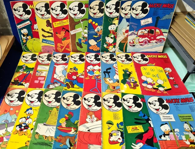 29 Micky Maus Heft 1971 mit GS, SB, Beilagen (508) wert ca. 100 €