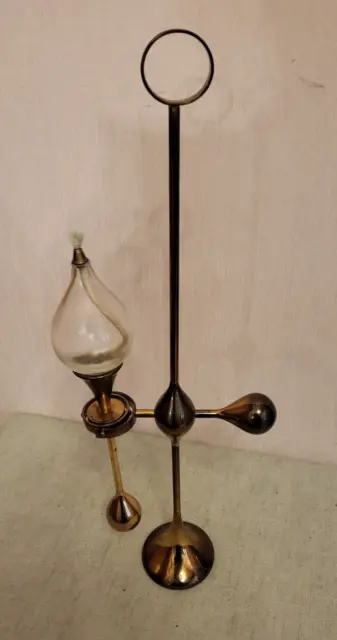 Freddie Andersen Design Öllampe Kerzenhalter Clear Drops, Vollmessing mit Glas 2