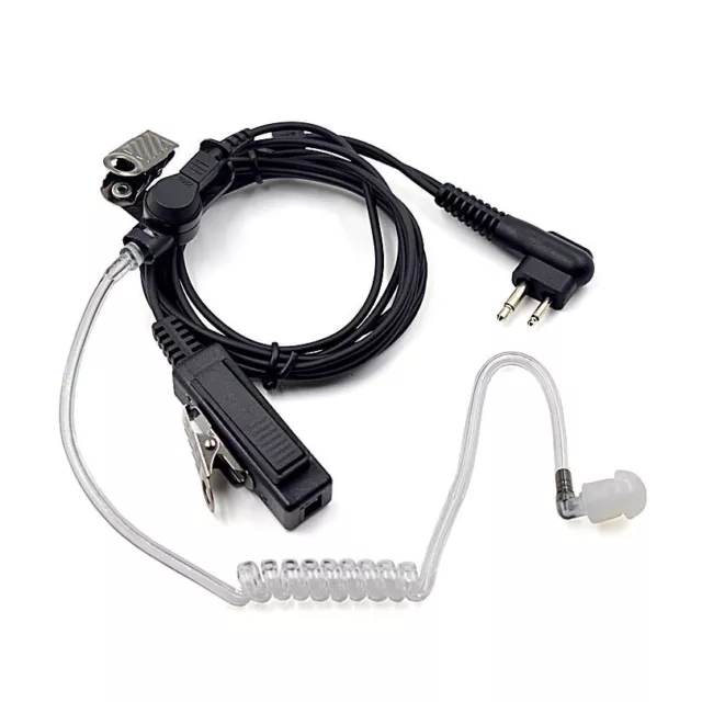 2 Wire Surveillance Mic Earpiece Headset for Motorola CP200 CLS EP450 Radio