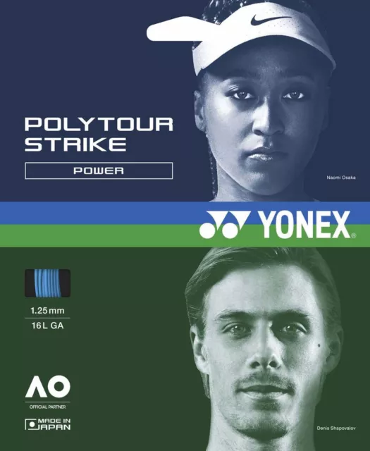YONEX Corda Tennis POLYTOUR STRIKE 120 PTGST120
