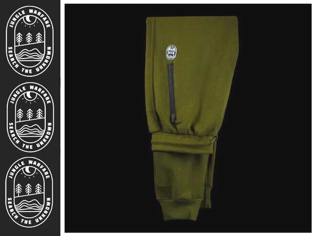 Jungle Warfare Tracksuit bottoms joggers pants green carp fishing clothing