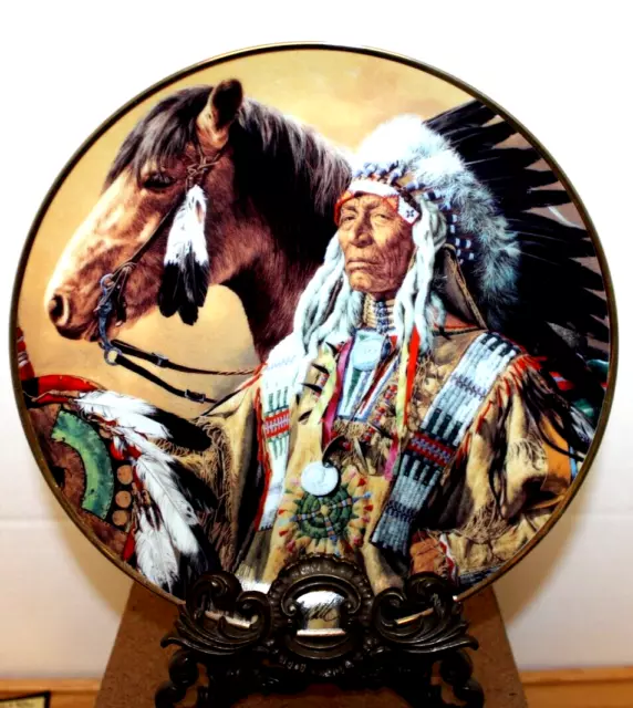 Pride of the Sioux Collector Plate by Paul Calle Franklin Mint 1992