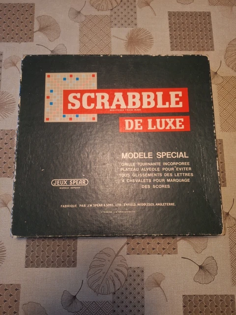 Jeu de societe scrabble de luxe / jeux spear 1973 - Jeux & Jouets