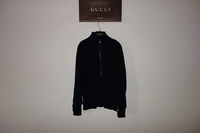 GUCCI NAVY ICONIC Web Felpa Sweatshirt Sweater Zip Jacket M Made in Italy,  RARE EUR 290,00 - PicClick FR