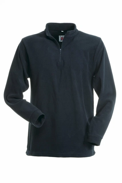 FELPA IN PILE da Uomo Donna Unisex PAYPER SOFT Blu Navy Lavoro Montagna MezzaZip
