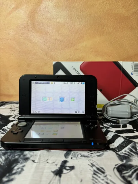 Nintendo 3DS XL Console - Rossa/Nera - Con Scatola